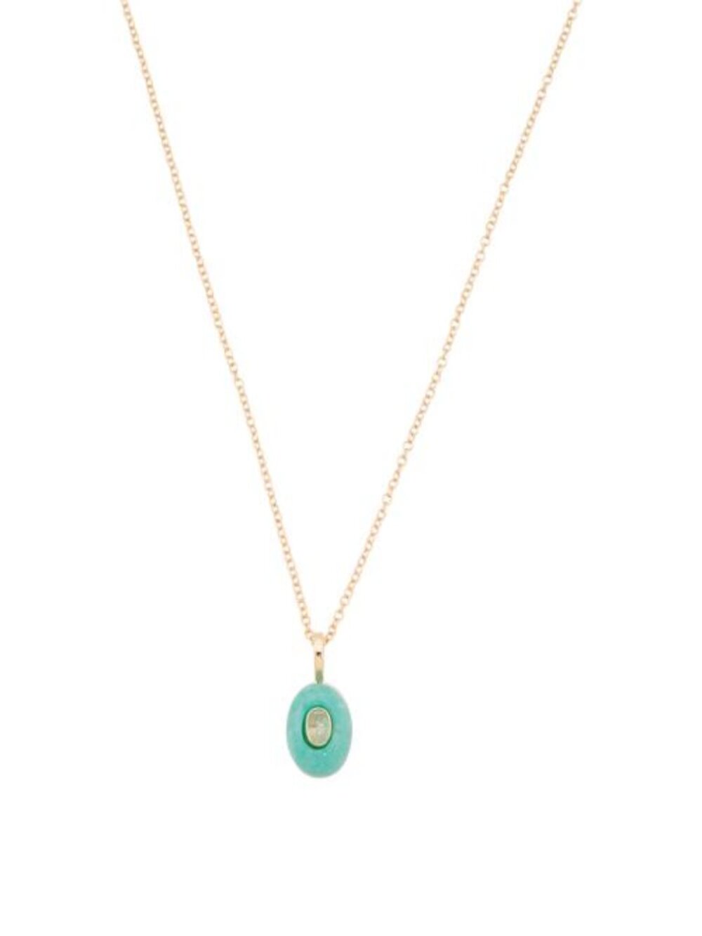 DANNIJO Gold Stone Pendant Necklace
